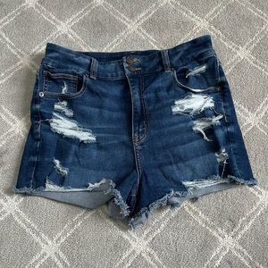 American Eagle Curvy Hi-rise Shortie Shorts